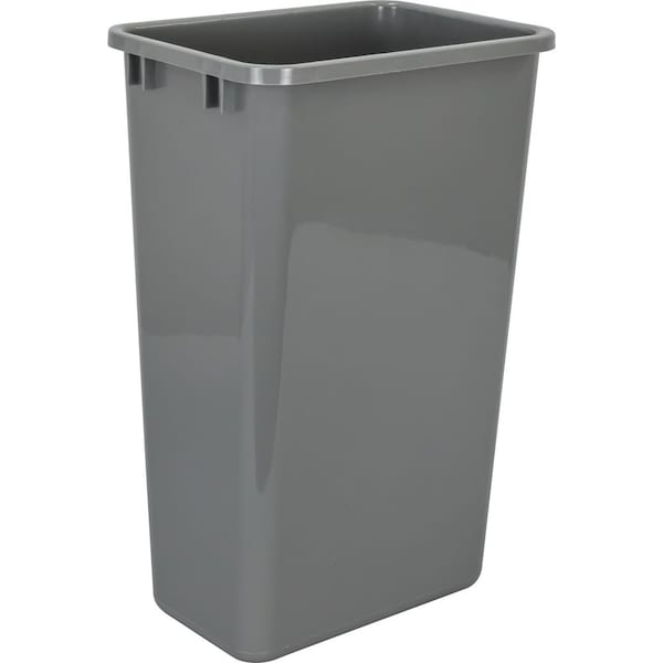 Single Grey 50 Quart Top-Mount Trashcan Pullout For 15 Opening